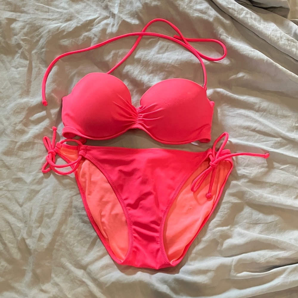 Victoria's Secret Hot Pink Swimwear